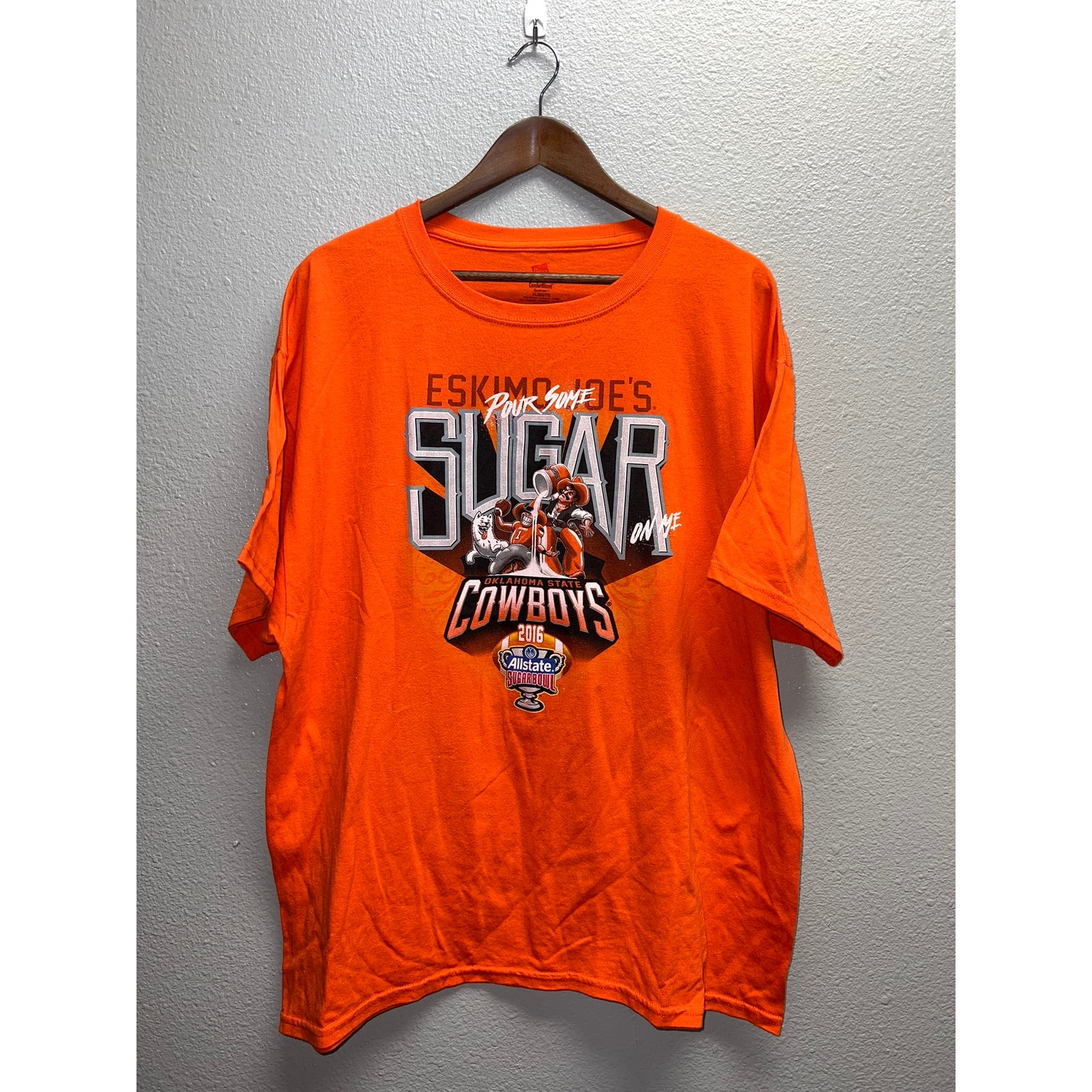 Oklahoma State Cowboys College Bowl Shirt Football Sugarbowl Ncaa Tee Xl